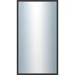 DANTIK - Zrcadlo v rámu 50x90 | Hliníkový profil 05 černá matná