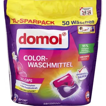 Prací prášek Domol Color Washmittel 2v1 prací Kapsle 50 kusů