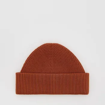 Čepice Reserved - Čepice beanie z viskózové směsi - měděná - 043FE-28X - 043FE-28X-ONE