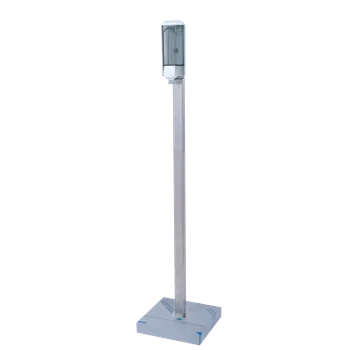 Dávkovač mýdla Stojan nerezový se závažím 100 cm včetně dávkovače dezinfekce a mýdla 800