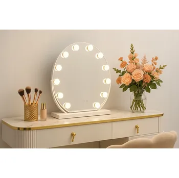 Zrcadlo Stojací Zrcadlo ALTORI ovál 485 x 500 mm