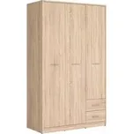 Nepo Plus Šatní skříň SZF3D2S Dub Sonoma