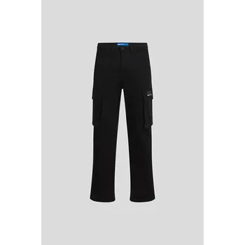 Pánské kalhoty KALHOTY KARL LAGERFELD JEANS KLJ REG CARGO PANT BLACK