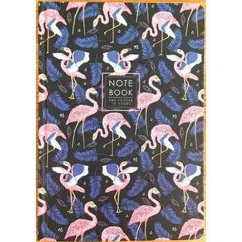 Zápisník NOTES PRO DÍVKU ZÁPISNÍK DO ŠKOLY OZDOBNÝ A5/64K MŘÍŽKA PLAMEŇÁCI