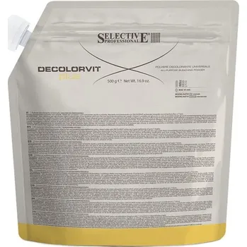 Barva na vlasy SELECTIVE Melír Decolorvit Plus - platinový odbarvovací prášek 500g - sáček