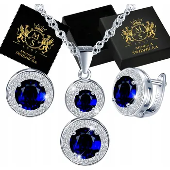 Náušnice Stříbrné Náušnice Sada Set Narozeniny Výročí