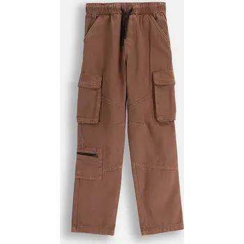 Kalhoty Coccodrillo ZC5119101CBJ hnědá 89X, vel. 146