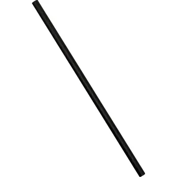 Jednorázové nádobí Wepack Papírové brčko Jumbo O8/250 mm černé 30 bal x 100 ks
