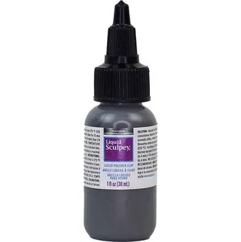 Průmyslové lepidlo Sculpey tekutá polymerová hmota 30ml Charcoal Metallic metalická dřevěné uhlí