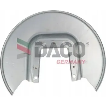 Brzdový kotouč DACO 612802 Krycí plech brzdového kotouče, brzdový kotouč