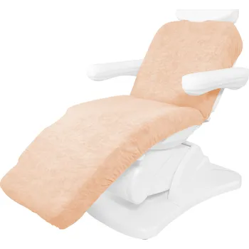 Potah na židli MH Star Froté potah na kosmetické křeslo – sedák, zádový a nožní díl A1 - meruňkový