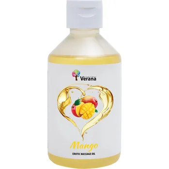 Masážní přípravek Verana Erotický masážní olej Mango 250ml