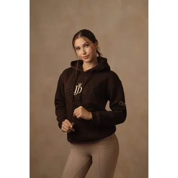 Pánské oblečení Mikina jezdecká Mila - Hnědá, S