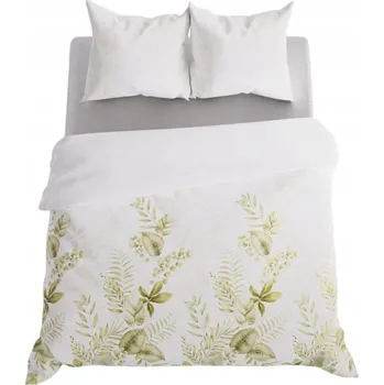 Povlečení SADA POVLEČENÍ bavlna saténové Povlečení LIGIERO 160x200 cm LISTY