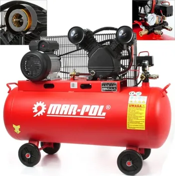 Kompresor Kompresor olejový 2V, 100 l, 2,2 kW, 230 V MAR-POL 76.300 Kg HOBY Sklad3 M88415 (76.300 Kg HOBY Sklad3 M88415)