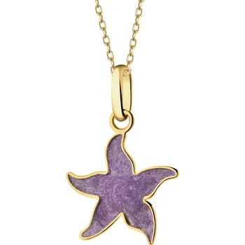 Přívěsek Zlatý přívěsek se smaltem - hvězdice - AP541-6615