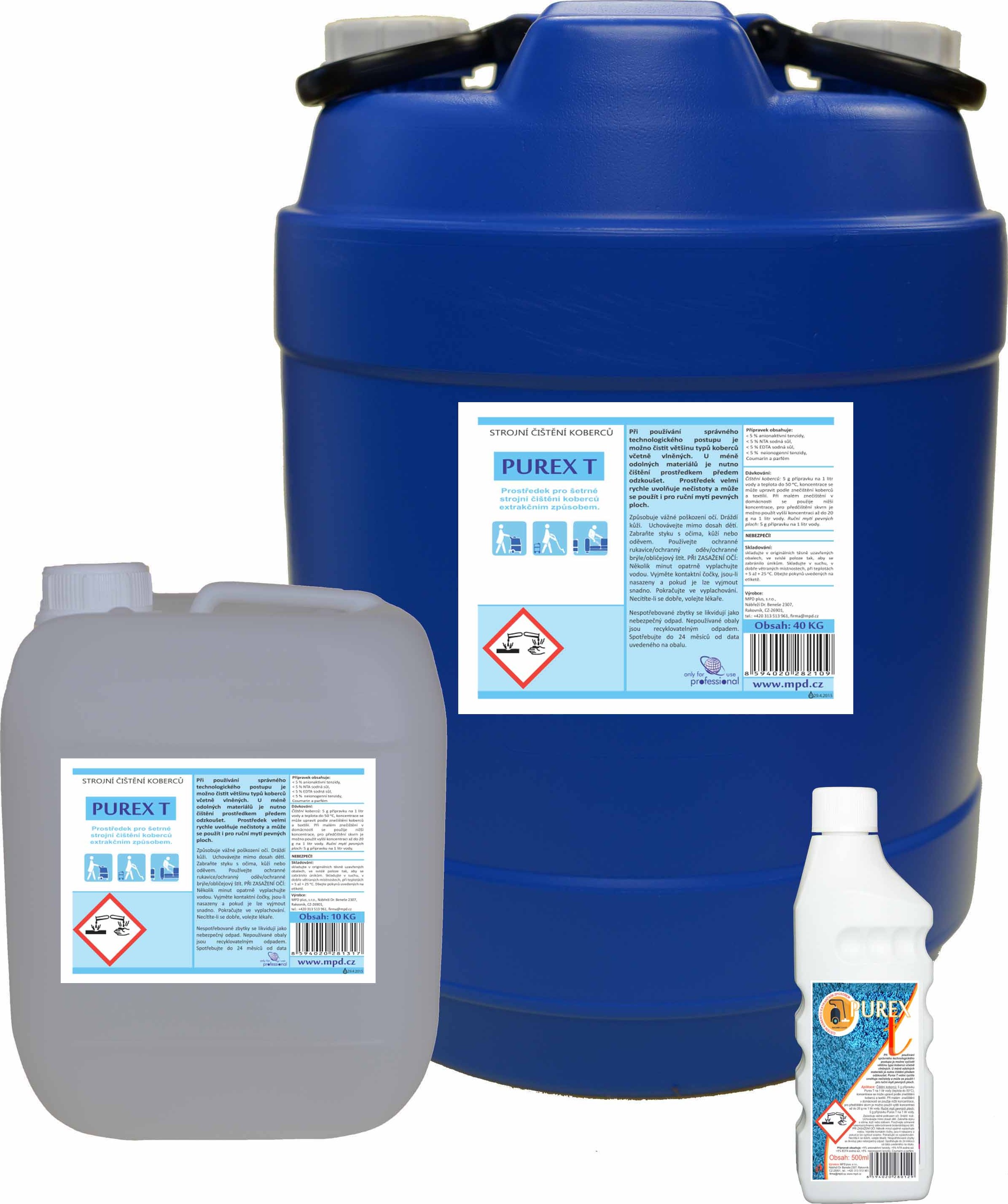 MPD PUREX T na koberce a čalounění 10kg, PUREXT10PE