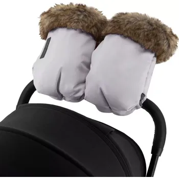 Rukávník Rukavice ke kočárku MoMi Sildi – šedé