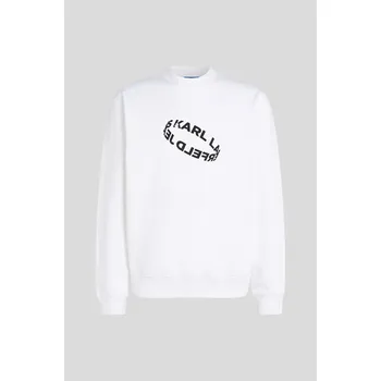 Pánská mikina MIKINA KARL LAGERFELD JEANS KLJ REG MULTI RING SWEAT WHITE