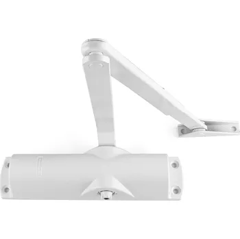 Zavírač dveří GEZE TS 1000 C s ramínkem - s aretací bílý