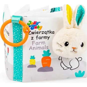 JOLLY BABY SENZORICKÁ KNÍŽKA ZVÍŘÁTKA Z FARMY 0M+