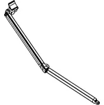 DOMETIC Kloubové rameno vpravo, prodloužení 2,5 m, délka markýzy 3 - 3,5 m