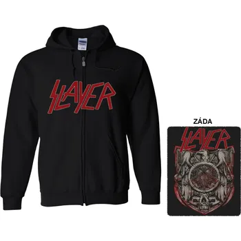 Pánská mikina Slayer - mikina s kapucí a zipem 7