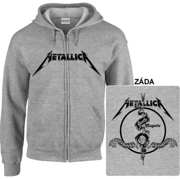 Pánská mikina Metallica - mikina s kapucí a zipem 16