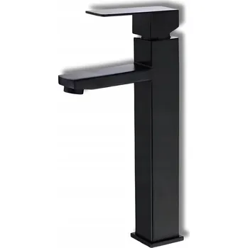 Vodovodní baterie Stojánková umyvadlová baterie Delvant SQUARE černá