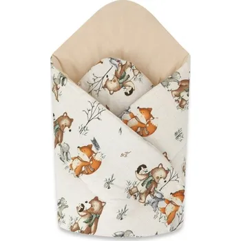 Zavinovačka Novorozenecká zavinovačka, bavlna, Friends time - latte