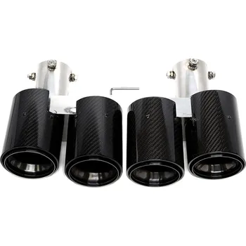 Koncovka výfuku TA Technix koncovky pro BMW 3 (G20/G21, od 2019) M-paket v provedení černá/černý lesk (karbon)