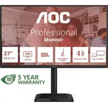 AOC MT 27" Q27E4CV - 2560x1440,IPS,120Hz,1xHDMI,1xDP,1xDP out,USBhub,USB-C(PD 90W),Repro,Pivot