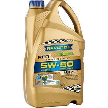 Motorový olej RAVENOL RER RACING 5W-50 USVO® 4L (Plně syntetický motorový olej RAVENOL RER RACING 5W-50)