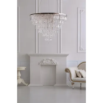 ZÁVĚSNÁ LAMPA AZZARDO KALABRIA XL AZ4905 ZLATÁ / TRANSPARENTNÍ