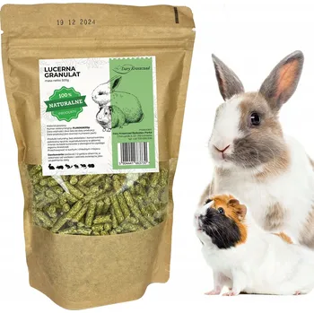 Krmivo pro hlodavce Sušená tráva granulát KRMIVO PRO KRÁLÍKY HLODAVCE BYLINNÁ PAMLSEK XXL 500G