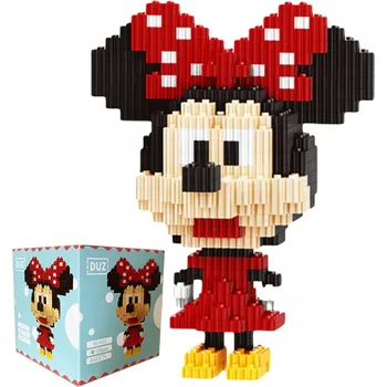 ostatní stavebnice STAVEBNICE Minnie Mouse MAGIC BLOCK FIGURKA 3D Mickey Mouse 827 dílků