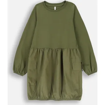 Dámské šaty Coccodrillo Šaty pro dívky zelené - každodenní ZC4129101MGJ