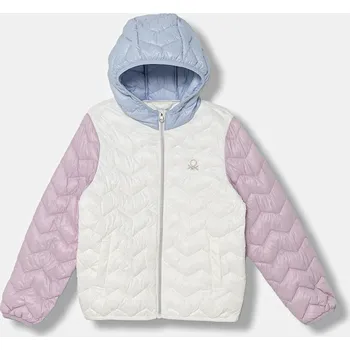 Dětská bunda United Colors of Benetton 21INCN04U.G.Season.9BYA bílá 00X, vel. 130