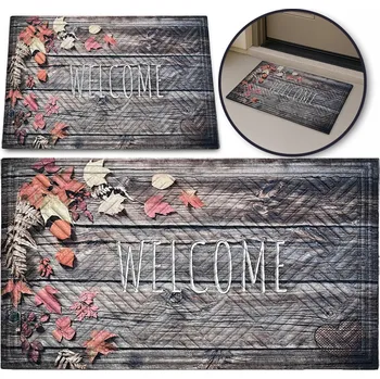 Rohožka VENKOVNÍ VSTUPNÍ ROHOŽKA PŘED DVEŘE NA BOTY ODOLNÁ 45x75cm