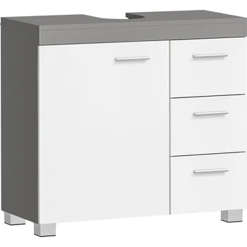 Nábytek VASAGLE Koupelnová skříňka, 70x30x64cm, šedá Umyvadlová skříňka