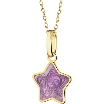 Přívěsek Zlatý přívěsek se smaltem - hvězda - AP541-6611