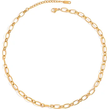 Náhrdelník ELENYS Bold Chain – pozlacený náhrdelník 18K žluté zlato Délka: 40+5 cm / max. 45 cm