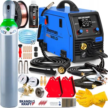 Svářečka Svářečka MIG/MAG Sherman MIG 200 SMART MMA TIG 200A 230V synergická 3v1