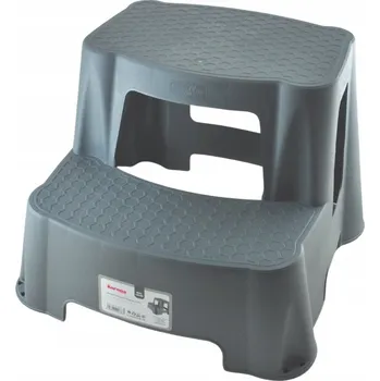 Stolička Stolička Podnožka Schůdek Do 100 kg Protiskluzová ANTRACIT