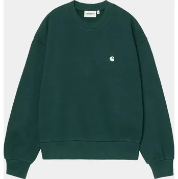 Dámská mikina Carhartt WIP Casey (dark fir/silver) XS, zelená