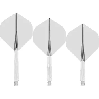 Příslušenství pro šipky Mission letky Force 90 Clear No.2, Velikost Medium