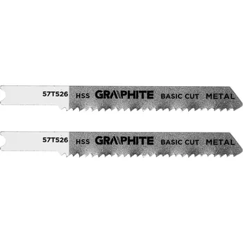 Pilový plátek Graphite Pilový list, 12 TPI, HSS, rukojeť ve tvaru U, 2 ks