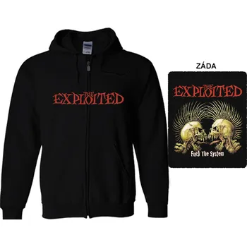 Pánská mikina Exploited - mikina s kapucí a zipem 4