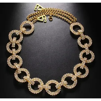 B-TOP Ozdobná ramínka k podprsence/ šatům s kruhy Druh barvy: Zlatá