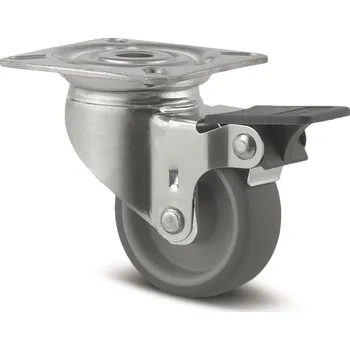 Pojezdové kolečko Tente Přístrojové kolečko 50 mm,otočné s brzdou 780